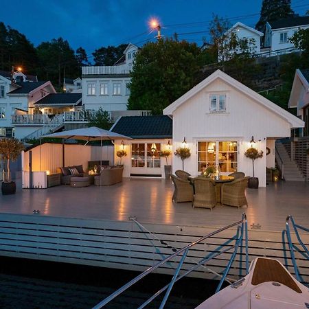 Luxurious Boathouse With Private Dock In The Best Location In 阿伦达尔 外观 照片